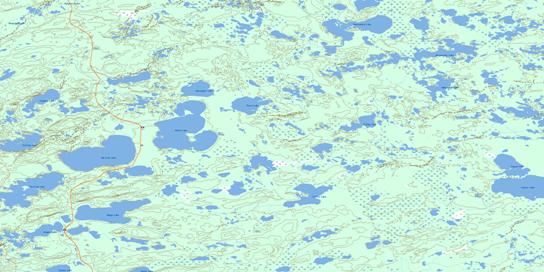 Murison Lake Topographic map 074F14 at 1:50,000 Scale