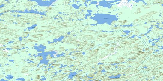 Dunning Lake Topo Map 074F16 at 1:50,000 scale - National Topographic System of Canada (NTS) - Toporama map