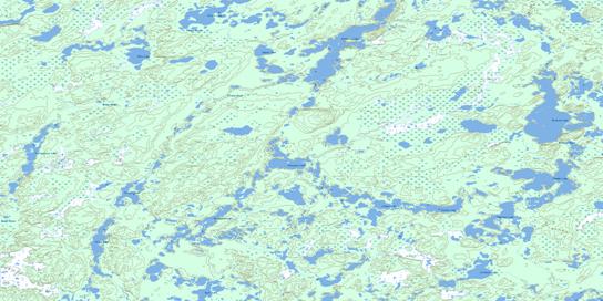 Dufferin Lake Topographic map 074G05 at 1:50,000 Scale