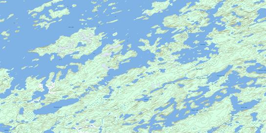 Macintyre Lake Topo Map 074G08 at 1:50,000 scale - National Topographic System of Canada (NTS) - Toporama map