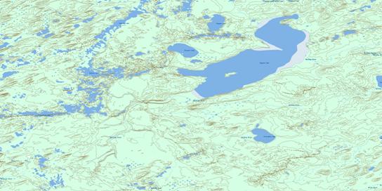 Mayson Lake Topo Map 074G14 at 1:50,000 scale - National Topographic System of Canada (NTS) - Toporama map