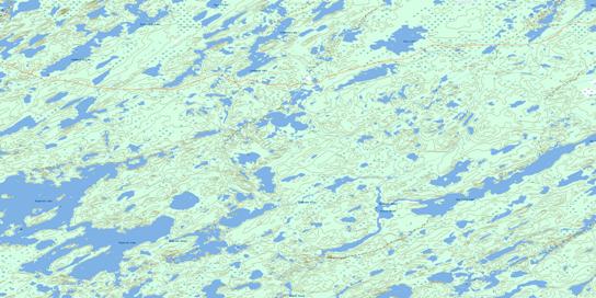 Lockwood Lake Topographic map 074H03 at 1:50,000 Scale
