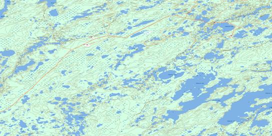 Zimmer Lake Topo Map 074H04 at 1:50,000 scale - National Topographic System of Canada (NTS) - Toporama map