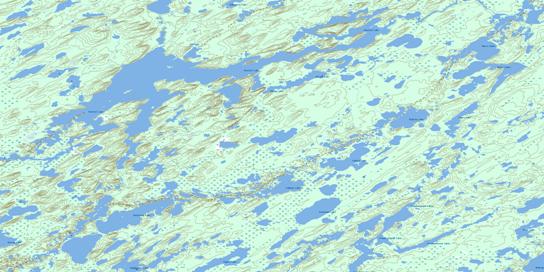 Russell Lake Topo Map 074H06 at 1:50,000 scale - National Topographic System of Canada (NTS) - Toporama map