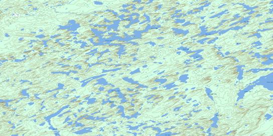 Kirsch Lake Topo Map 074H14 at 1:50,000 scale - National Topographic System of Canada (NTS) - Toporama map