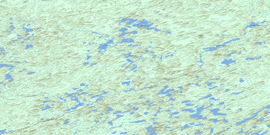Nichol Lake Topo Map 074I03 at 1:50,000 scale - National Topographic System of Canada (NTS) - Toporama map