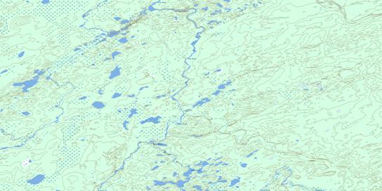 Rapid River Topographic map 074I05 at 1:50,000 Scale