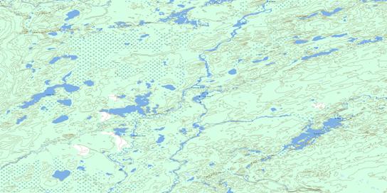 Poitras Lake Topographic map 074I12 at 1:50,000 Scale