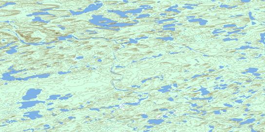 Pattyson Lake Topographic map 074I15 at 1:50,000 Scale