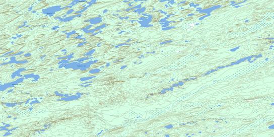 Sanderson Lake Topographic map 074J02 at 1:50,000 Scale