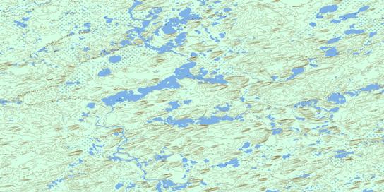Brudell Lake Topo Map 074J04 at 1:50,000 scale - National Topographic System of Canada (NTS) - Toporama map