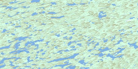 Rumpel Lake Topo Map 074J07 at 1:50,000 scale - National Topographic System of Canada (NTS) - Toporama map