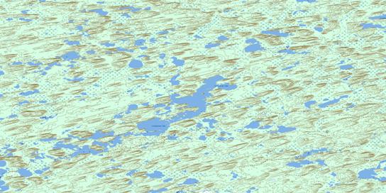 Livingstone Lake Topographic map 074J11 at 1:50,000 Scale