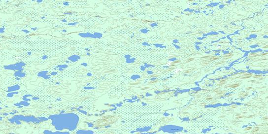 Mctaggart Lake Topo Map 074K01 at 1:50,000 scale - National Topographic System of Canada (NTS) - Toporama map