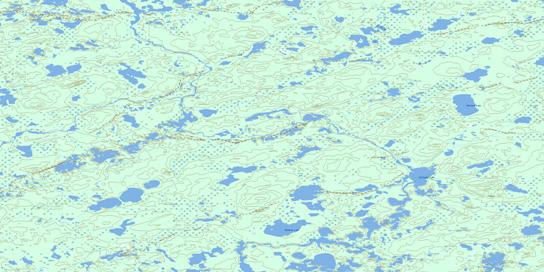 Millard Lake Topographic map 074K02 at 1:50,000 Scale