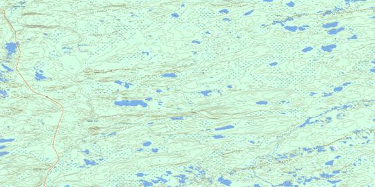 James Creek Topo Map 074K03 at 1:50,000 scale - National Topographic System of Canada (NTS) - Toporama map