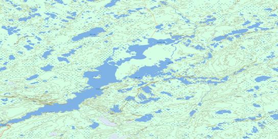 Tuma Lake Topo Map 074K11 at 1:50,000 scale - National Topographic System of Canada (NTS) - Toporama map