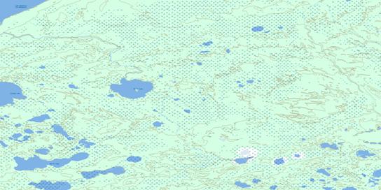 Dowler Lake Topo Map 074K13 at 1:50,000 scale - National Topographic System of Canada (NTS) - Toporama map