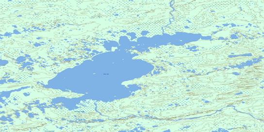 Davy Lake Topo Map 074K16 at 1:50,000 scale - National Topographic System of Canada (NTS) - Toporama map
