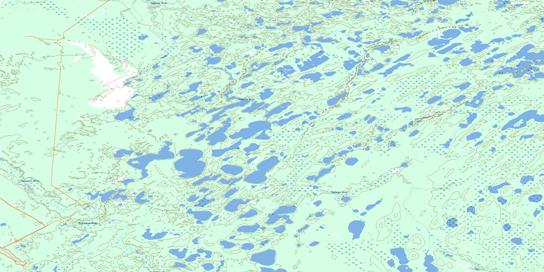 Larocque Lake Topographic map 074L02 at 1:50,000 Scale