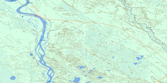 Embarras Topo Map 074L03 at 1:50,000 scale - National Topographic System of Canada (NTS) - Toporama map