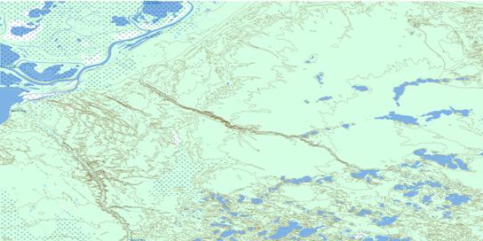 Keane Creek Topographic map 074L07 at 1:50,000 Scale