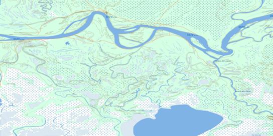 Baril River Topo Map 074L13 at 1:50,000 scale - National Topographic System of Canada (NTS) - Toporama map
