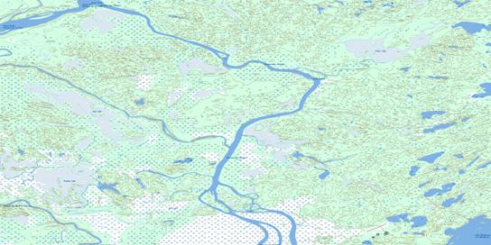 Riviere Des Rochers Topo Map 074L14 at 1:50,000 scale - National Topographic System of Canada (NTS) - Toporama map