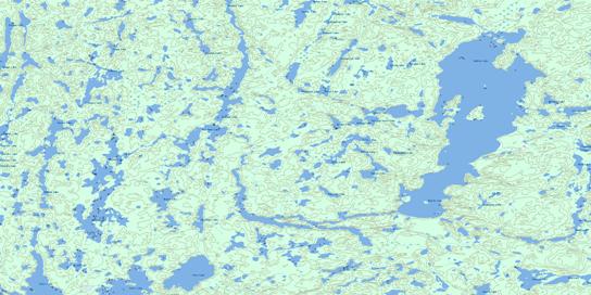 Andrew Lake Topo Map 074M16 at 1:50,000 scale - National Topographic System of Canada (NTS) - Toporama map
