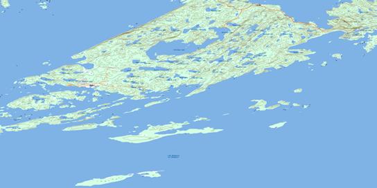 Crackingstone Peninsula Topo Map 074N07 at 1:50,000 scale - National Topographic System of Canada (NTS) - Toporama map
