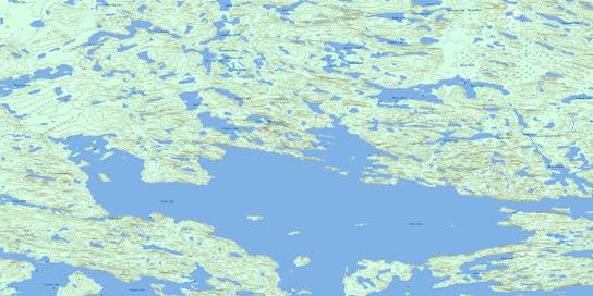 Zin Bay Topographic map 074N14 at 1:50,000 Scale