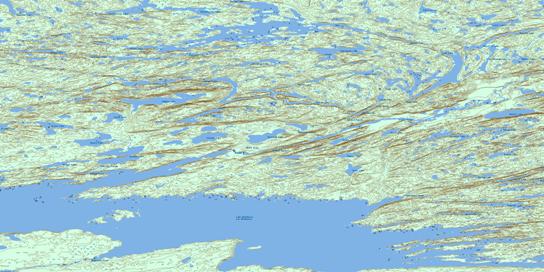 Lowe Lake Topo Map 074O07 at 1:50,000 scale - National Topographic System of Canada (NTS) - Toporama map