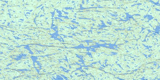 Forsyth Lake Topo Map 074O11 at 1:50,000 scale - National Topographic System of Canada (NTS) - Toporama map