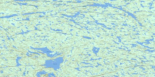 Nevins Lake Topo Map 074O12 at 1:50,000 scale - National Topographic System of Canada (NTS) - Toporama map