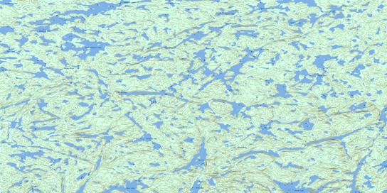 Chappuis Lake Topographic map 074O15 at 1:50,000 Scale