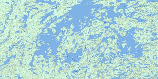 Scott Lake Topo Map 074O16 at 1:50,000 scale - National Topographic System of Canada (NTS) - Toporama map