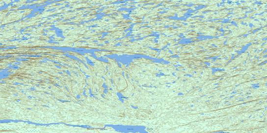 Clut Lakes Topo Map 074P05 at 1:50,000 scale - National Topographic System of Canada (NTS) - Toporama map