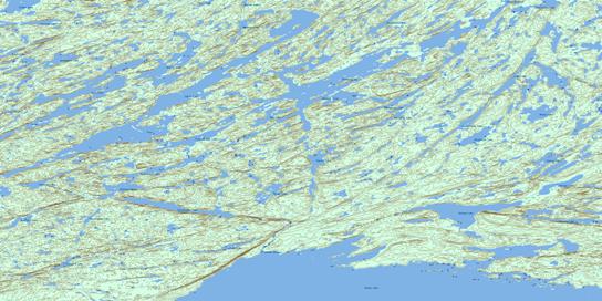 Lytle Lake Topo Map 074P06 at 1:50,000 scale - National Topographic System of Canada (NTS) - Toporama map