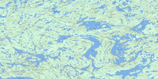Seguin Lake Topo Map 074P14 at 1:50,000 scale - National Topographic System of Canada (NTS) - Toporama map