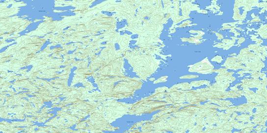 No Title Topo Map 075A08 at 1:50,000 scale - National Topographic System of Canada (NTS) - Toporama map