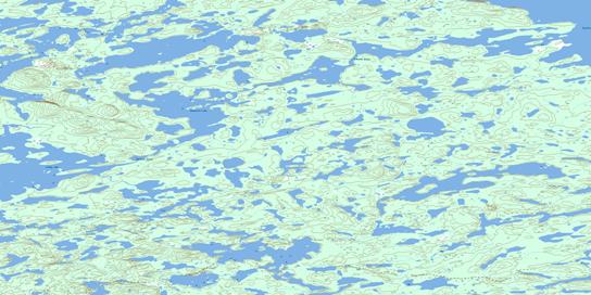 Mountain Lake Topo Map 075A14 at 1:50,000 scale - National Topographic System of Canada (NTS) - Toporama map