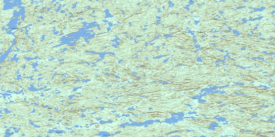 Portman Lake Topo Map 075C03 at 1:50,000 scale - National Topographic System of Canada (NTS) - Toporama map