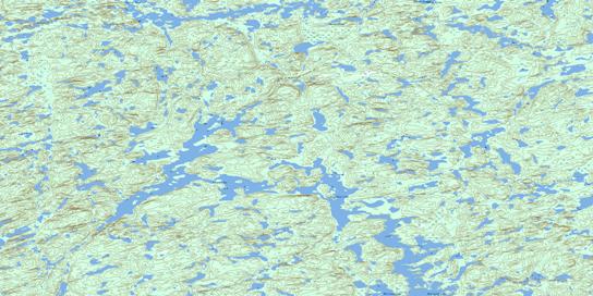 Escort Lake Topographic map 075C07 at 1:50,000 Scale