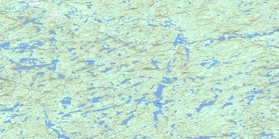 Majeau Lake Topographic map 075C10 at 1:50,000 Scale