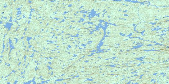 Grampus Lake Topographic map 075C11 at 1:50,000 Scale