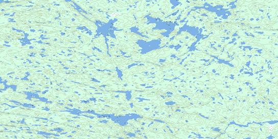 Salmon Lake Topo Map 075C13 at 1:50,000 scale - National Topographic System of Canada (NTS) - Toporama map