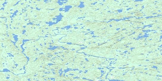 Kidder Lake Topo Map 075C14 at 1:50,000 scale - National Topographic System of Canada (NTS) - Toporama map