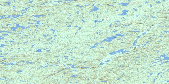 Laing Lake Topographic map 075C15 at 1:50,000 Scale