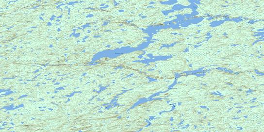Alcantara Lake Topographic map 075C16 at 1:50,000 Scale