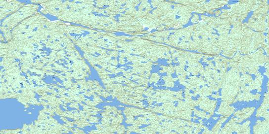 Star Lake Topo Map 075D07 at 1:50,000 scale - National Topographic System of Canada (NTS) - Toporama map